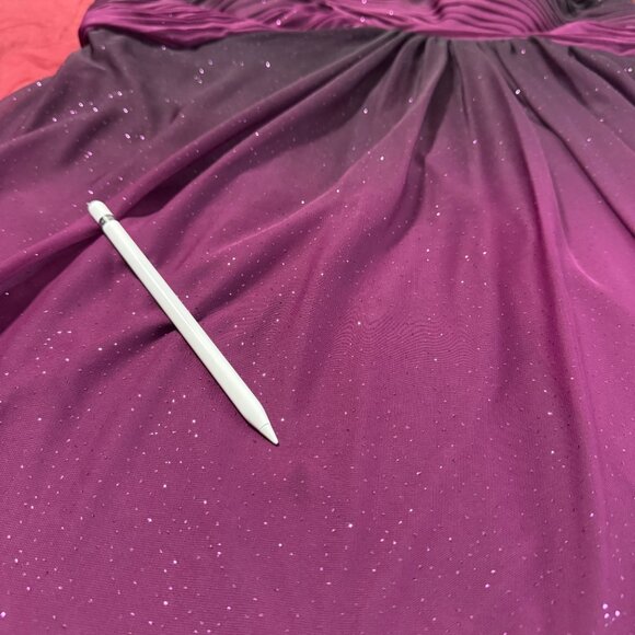 Sparkling Purple Ombre Prom Evening Party Dress XSCAPE by Joanna Chen size18W - Picture 7 of 10
